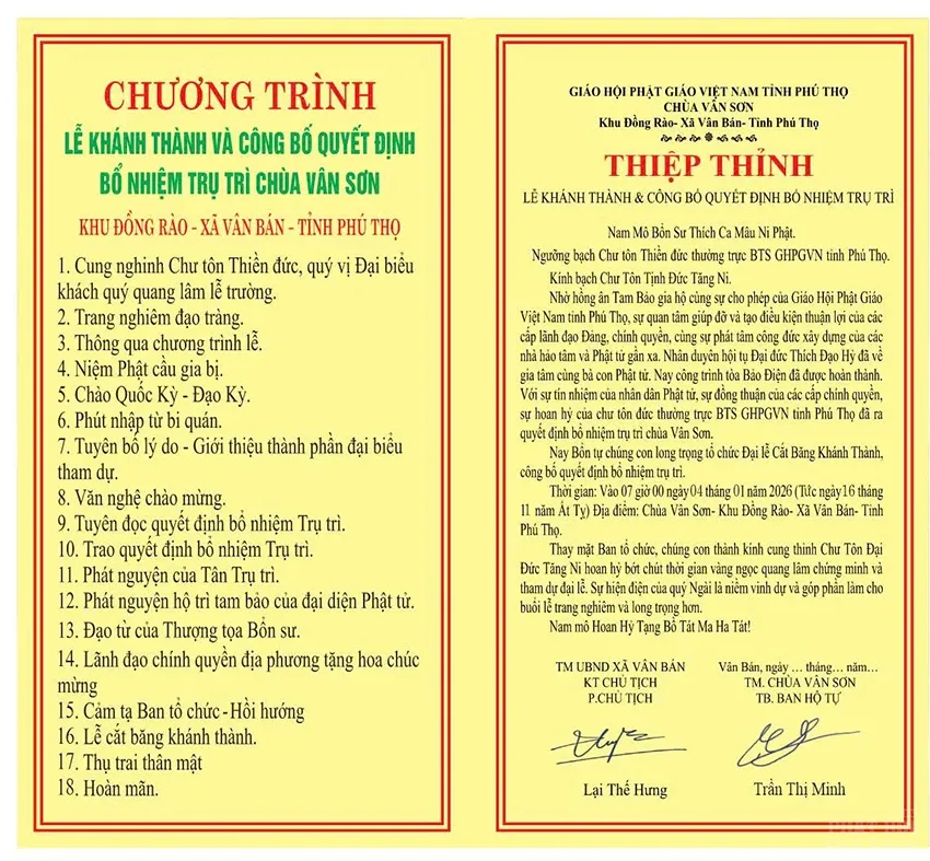 thiep thinh chua van son bo nhiem