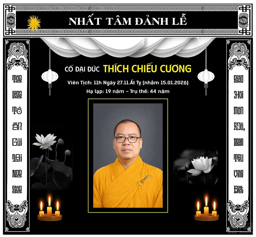 Tang lễ Đại đức Thích Chiếu Cương